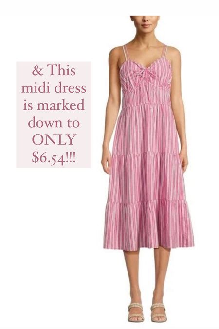 Walmart sale alert, midi dress on sale under $7!

#LTKSeasonal #LTKSaleAlert #LTKFindsUnder50