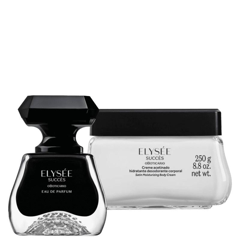 Conjunto Elyseé Succès o Boticário Feminino
             - Eau de Parfum 50ml + Creme Hidratan... | Beleza Na Web (BR)