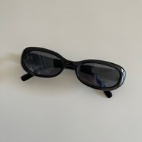 Authentic Vintage 90S Black Rectangle Sunglasses With Mirror Lens | Etsy (US)