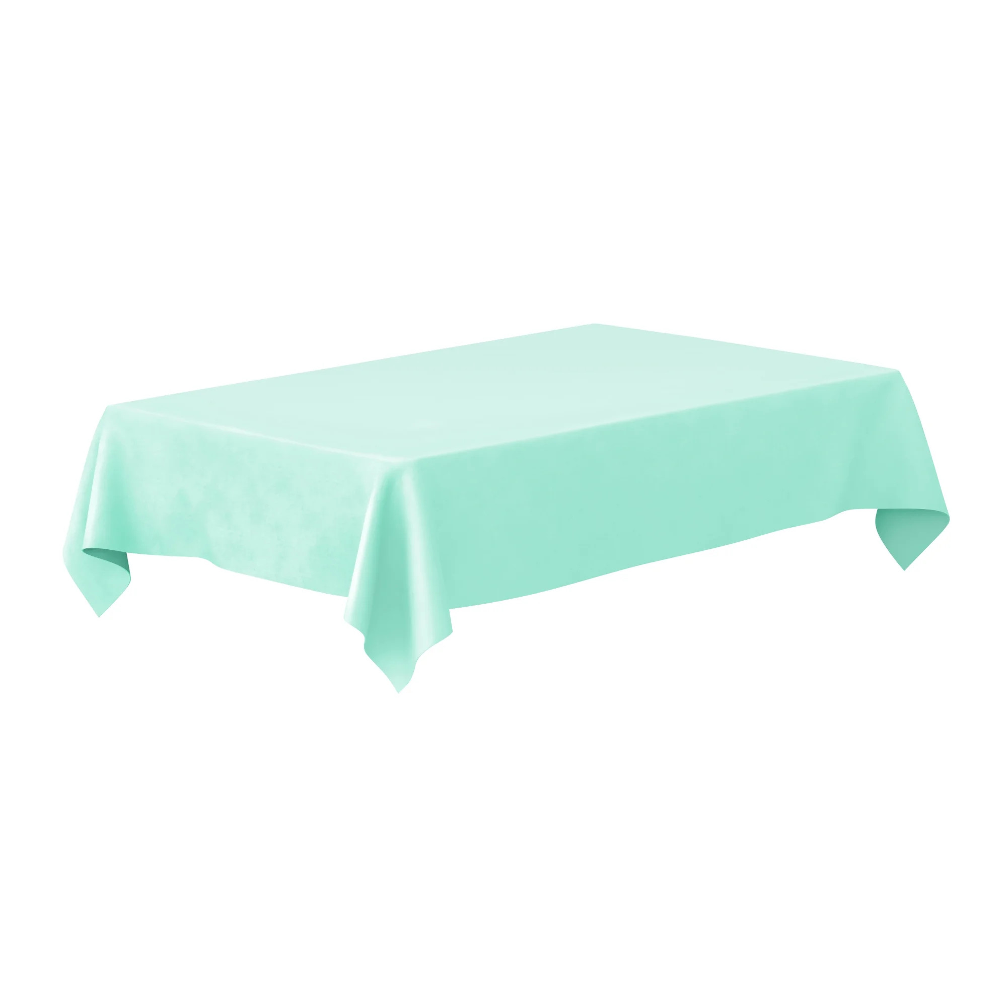 Rectangular 54" x 108" Fresh Mint Plastic Table Cover, by Way To Celebrate - Walmart.com | Walmart (US)