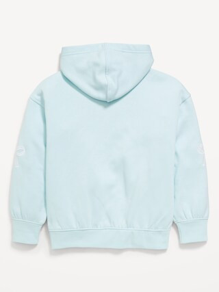 Printed Loose Pullover Hoodie for Girls | Old Navy (US)