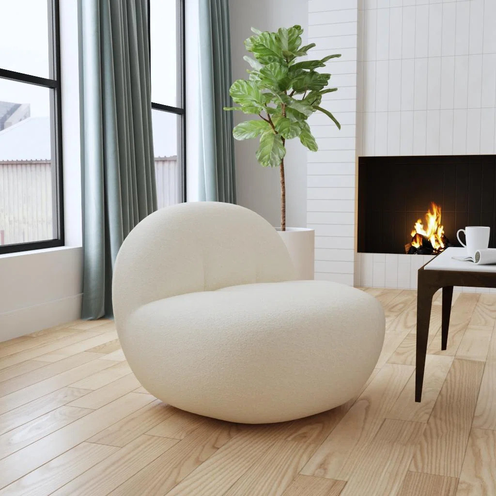 Azma Upholstered Swivel Side Chair | Wayfair North America