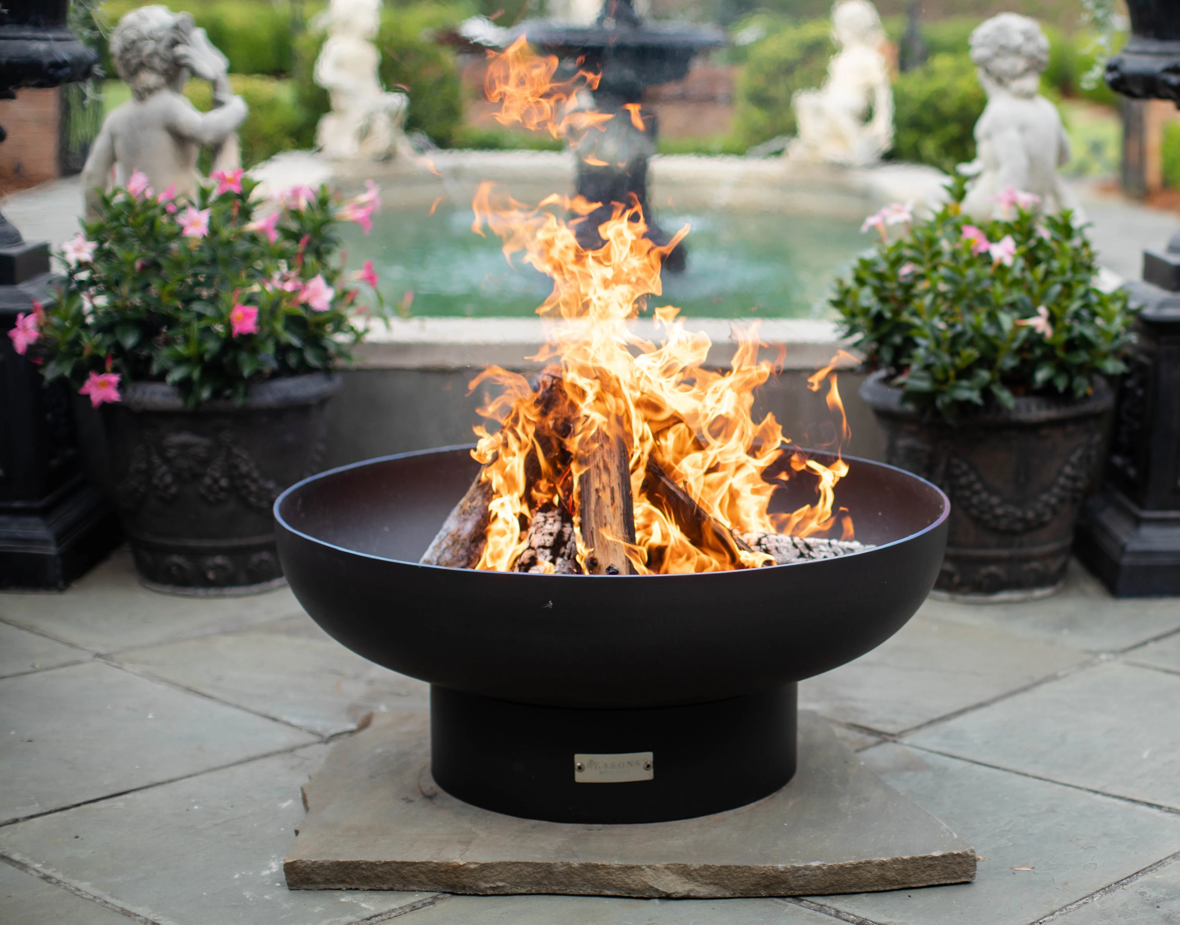 17 Stories Harrogate Steel Wood Burning Fire Pit & Reviews | Wayfair | Wayfair North America