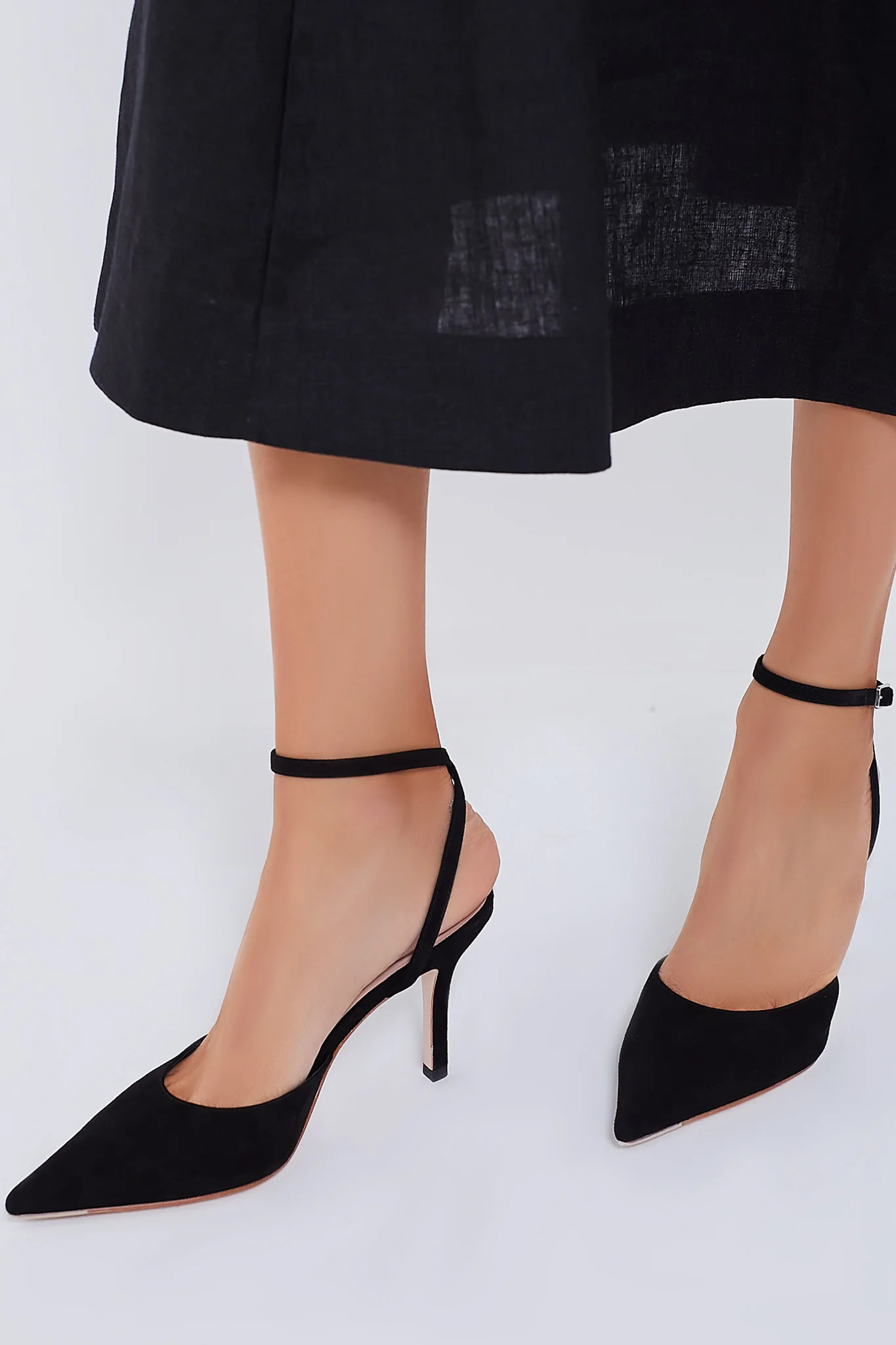 Black Suede Jaden Heels | Tuckernuck (US)
