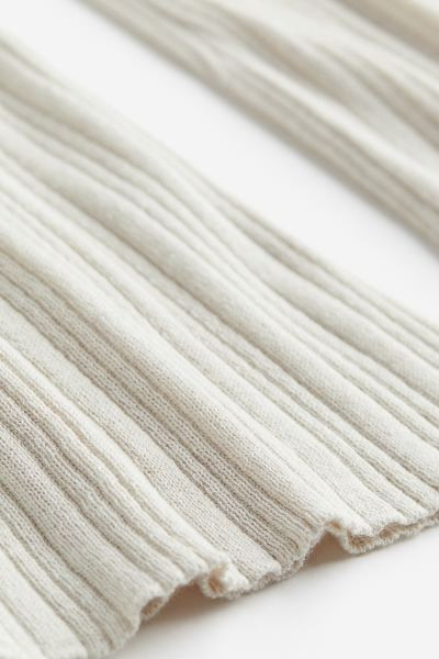 Rib-knit flared trousers | H&M (US + CA)