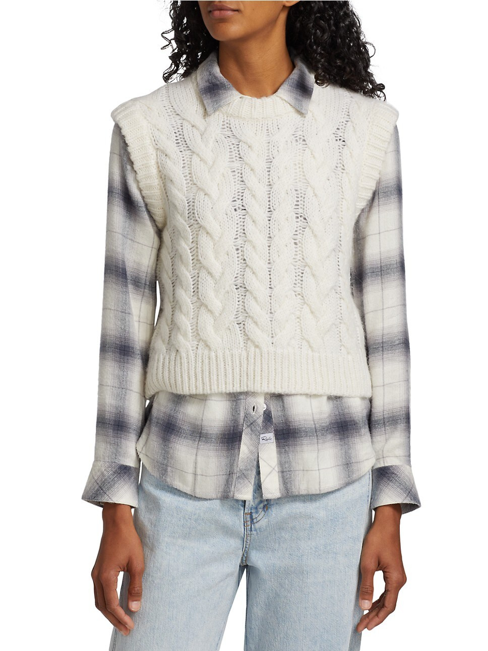 Alexis Cable-Knit Sweater Vest | Saks Fifth Avenue