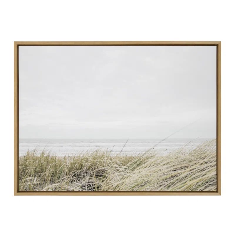'East Beach' by Amy Peterson - Floater Frame Photograph Print on Canvas | Wayfair North America