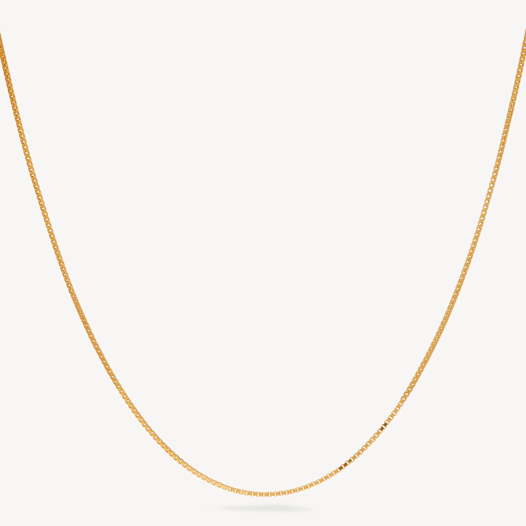 Box Chain Slider Necklace | Hillberg & Berk | Hillberg & Berk