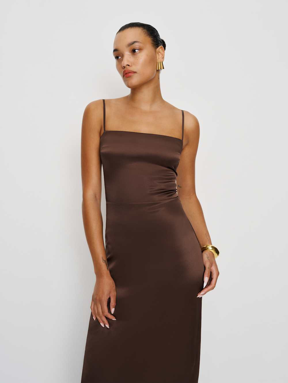 Frankie Silk Dress | Reformation (Global)