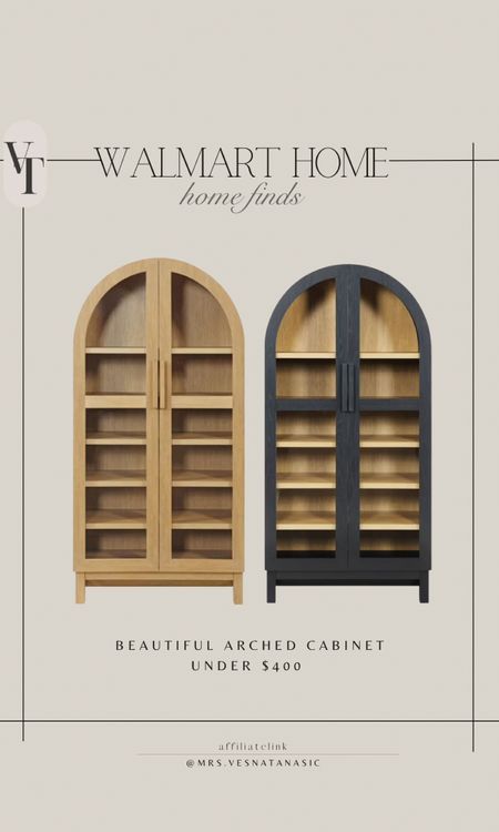 Under $400 arched cabinet at Walmart!! Hurry!! This probably won’t last for too long! #walmarthome #walmartfinds  #walmart #archedcabinet #cabinet 

#LTKhome #LTKMostLoved #LTKsalealert