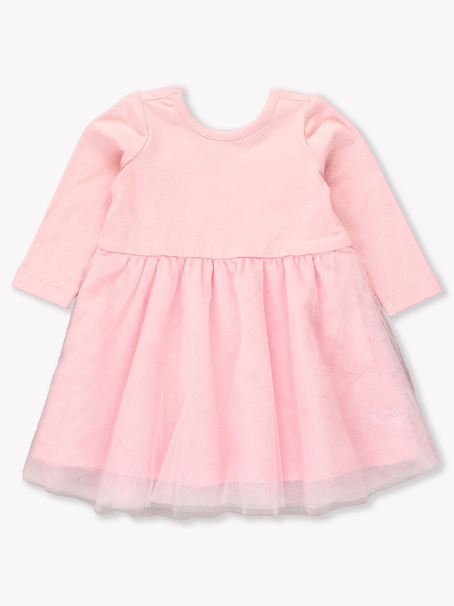 Long Sleeve Tulle Twirl Dress | RuffleButts / RuggedButts