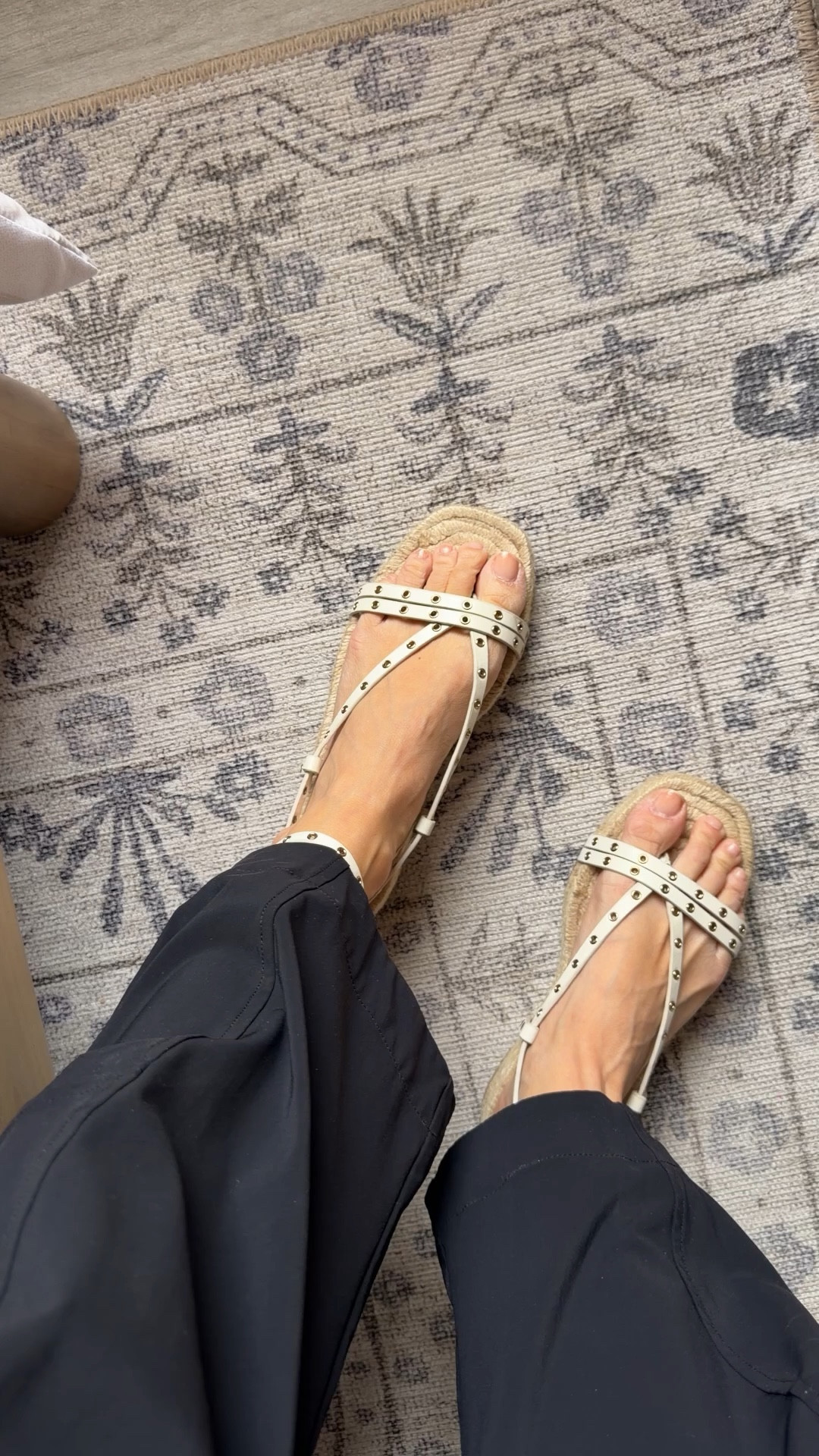 The sandals I keep reaching for with everything.
Lightweight, comfortable, and actually feel elevated thanks to the stud detail.

They work with denim, dresses, and all my easy mom outfits—aka the kind you’ll wear on repeat.

Such a good everyday pair for spring and summer.

comfortable sandals, everyday summer shoes, neutral sandals, petite friendly outfits, mom style staples, effortless outfit pieces
@Ruti 

Comment SHOP below to receive a DM with the link to this post on my LTK ⬇ https://liketk.it/65yie #ltkpetite #ltkootd