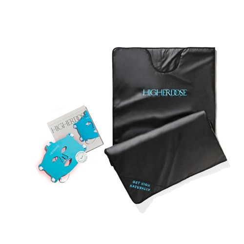HigherDOSE Detox & Glow Duo - Infrared Sauna Blanket for at-Home Relaxation, Detox & Recovery + Red Light Therapy Face Mask for Cellular Renewal, Fine Lines & Glowing Skin | Amazon (US)