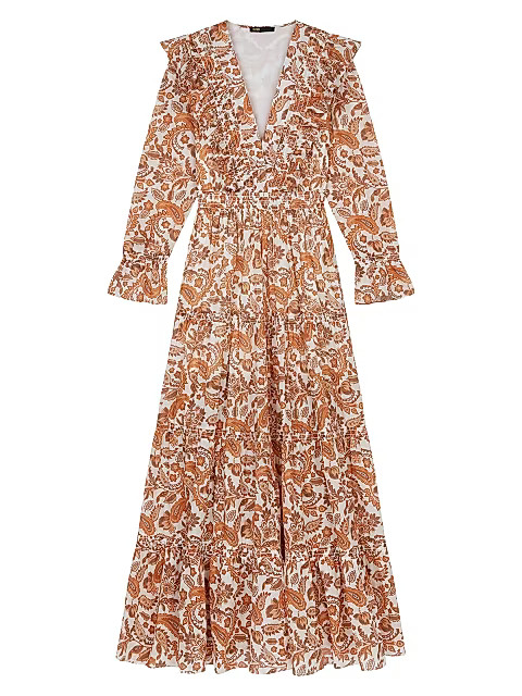 Ruflina V-Neck Dress | Saks Fifth Avenue