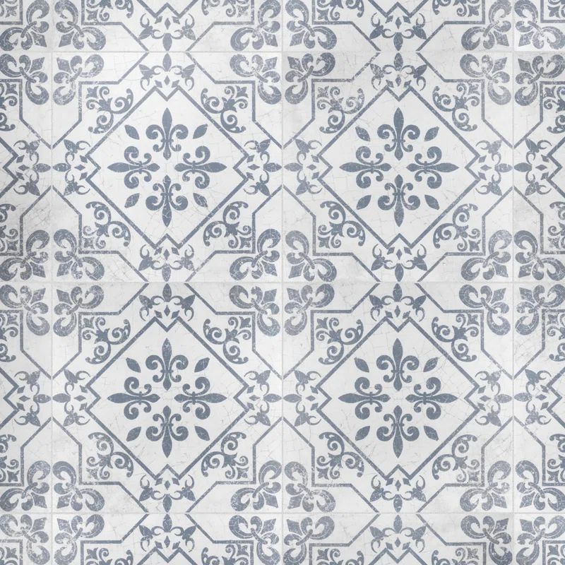 Atlantic 18" x 18" Ceramic Patterned Wall & Floor Tile | Wayfair Professional