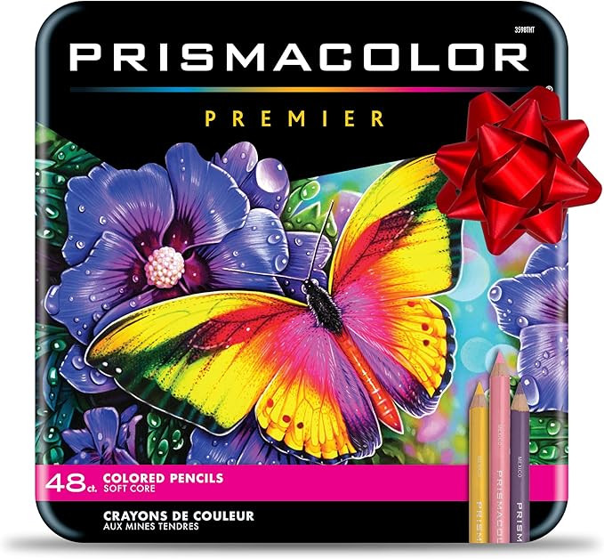 Prismacolor Premier Colored Pencils, Soft Core, Assorted Colors, 48 Count - Durable, Vibrant, Ult... | Amazon (US)