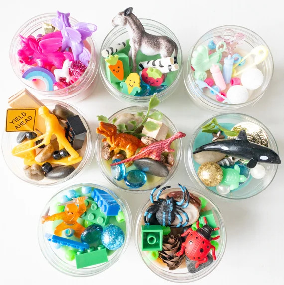 Mini Playdough Kit Pick Your Theme Sensory Kit Playdough TO | Etsy | Etsy (US)