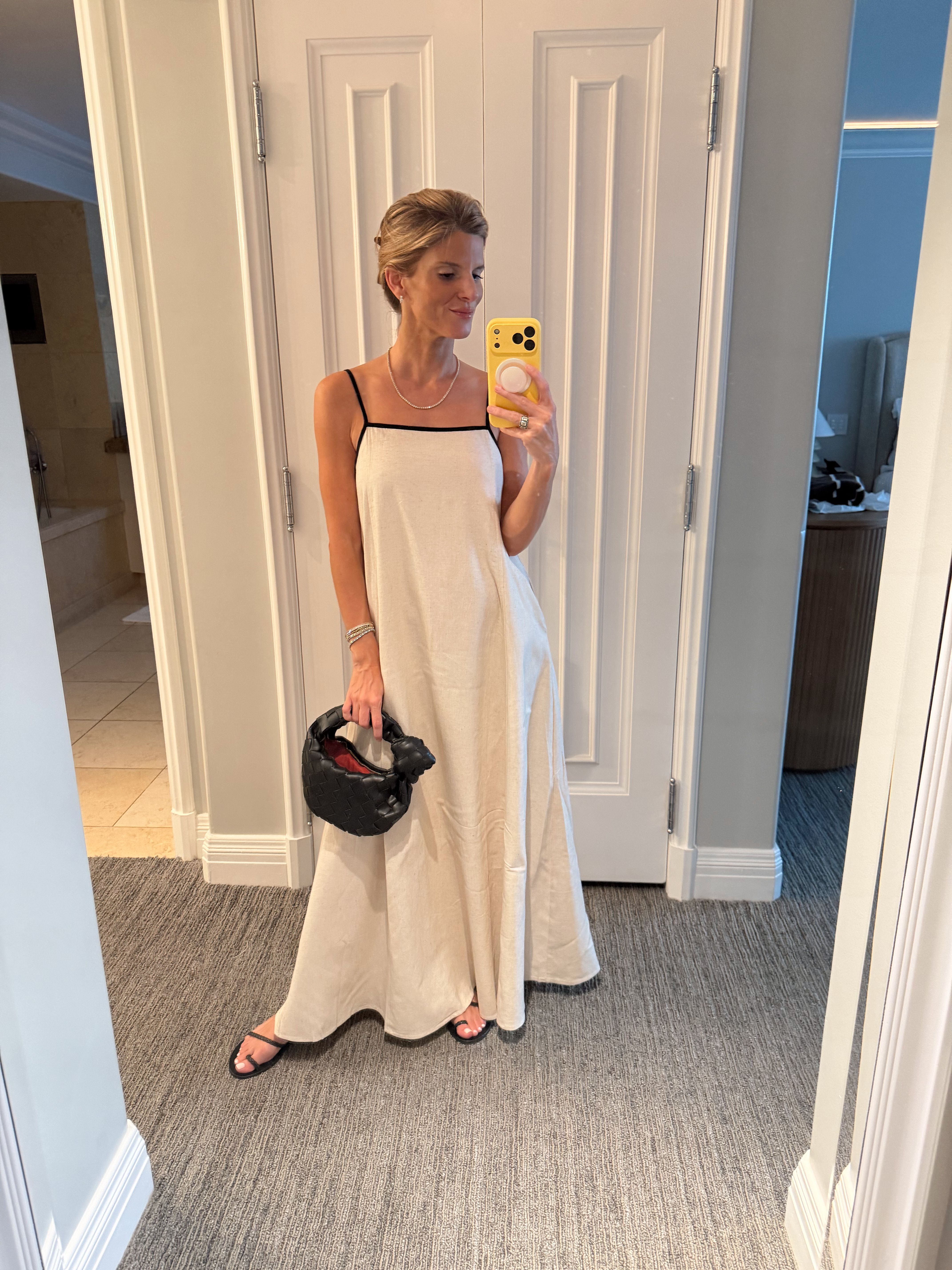 Amazon linen throw on dress (wearing smallest size) 

 