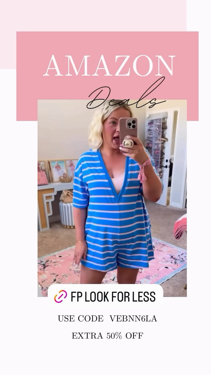 Reversible romper with pockets!! On deal and comes in a few colors.

#LTKSaleAlert #LTKSeasonal #LTKMidsize