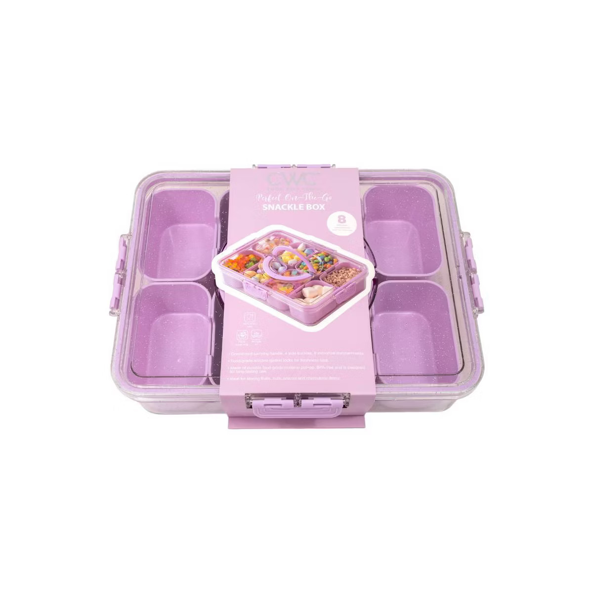 Cook With Color Sparkle Snack Box Food Storage Container | Target