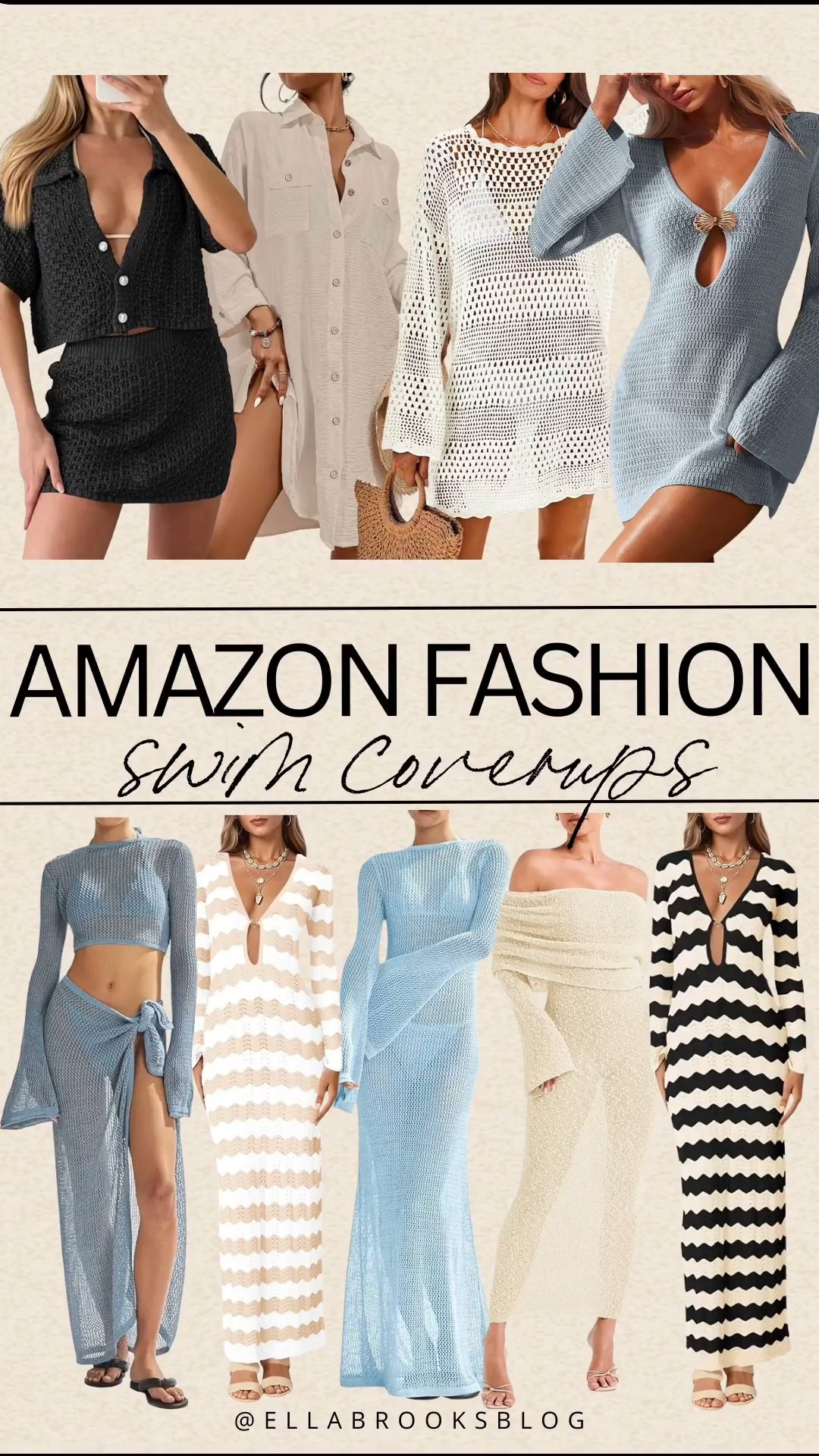 Amazon swimsuit coverups!

Beach vacation, beach outfit, spring break style, resort wear, crochet coverup

#LTKTravel #LTKSeasonal