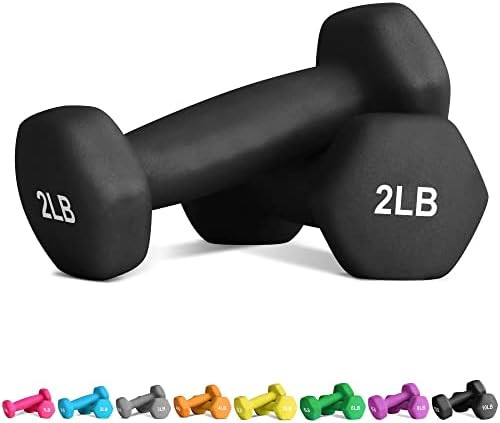 Balelinko Hand Weight Neoprene Coated Dumbbell for Home Gym Equipment Workouts Strength Training ... | Amazon (US)