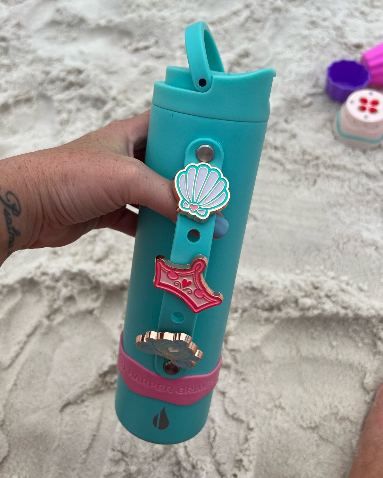 Fun kids water bottle. Two handle options. Comes in 4 colors and has a handle you can add croc charms to! 

#LTKkids