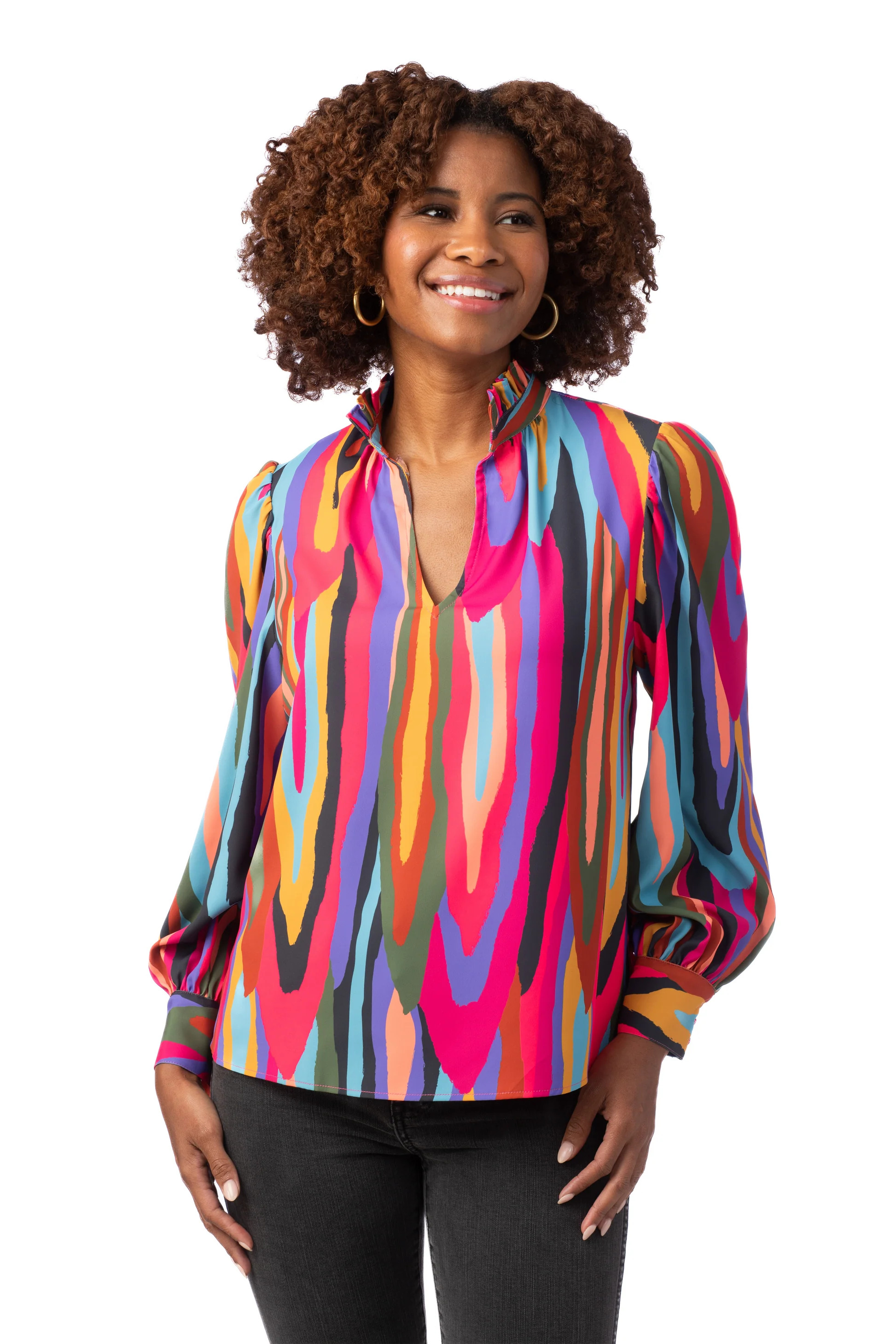 Lyla Top in Funky Town - CROSBY by Mollie Burch | CROSBY by Mollie Burch