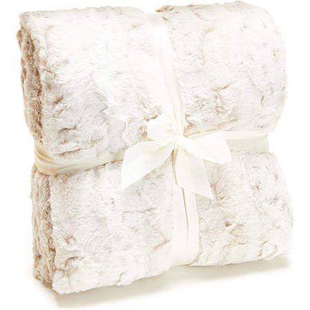 Outrageously Soft Throw Blanket - Ultra Plush Minky Faux Fur Blanket - Oversized 60 x 80 Inches - Ta | Walmart (US)