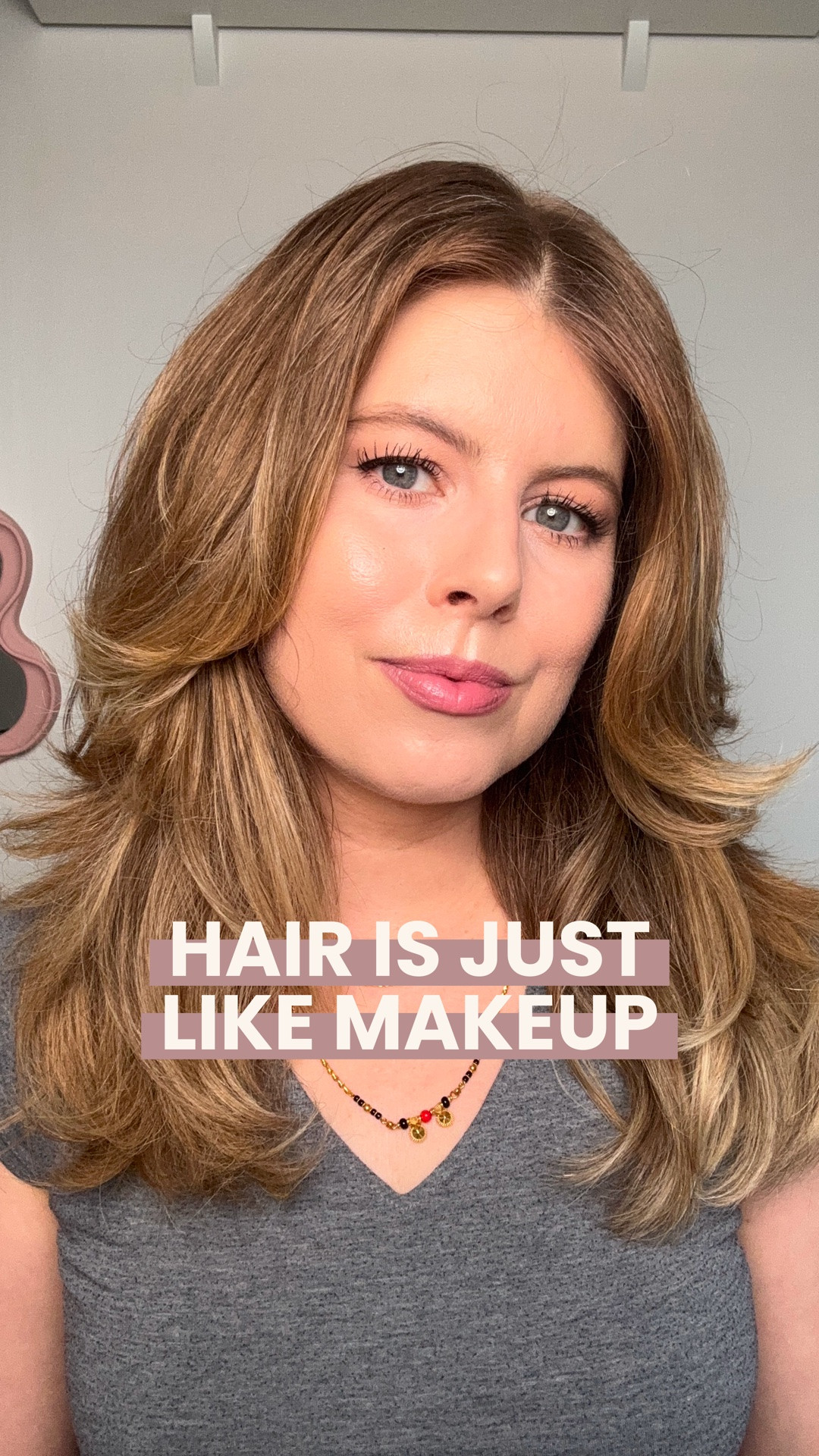 I run this R&Co texture balm through each section of hair and it smoothes  out frizz and defines the shape so well!

Product mentioned in video:
R&Co Velvet Curtain Texture balm