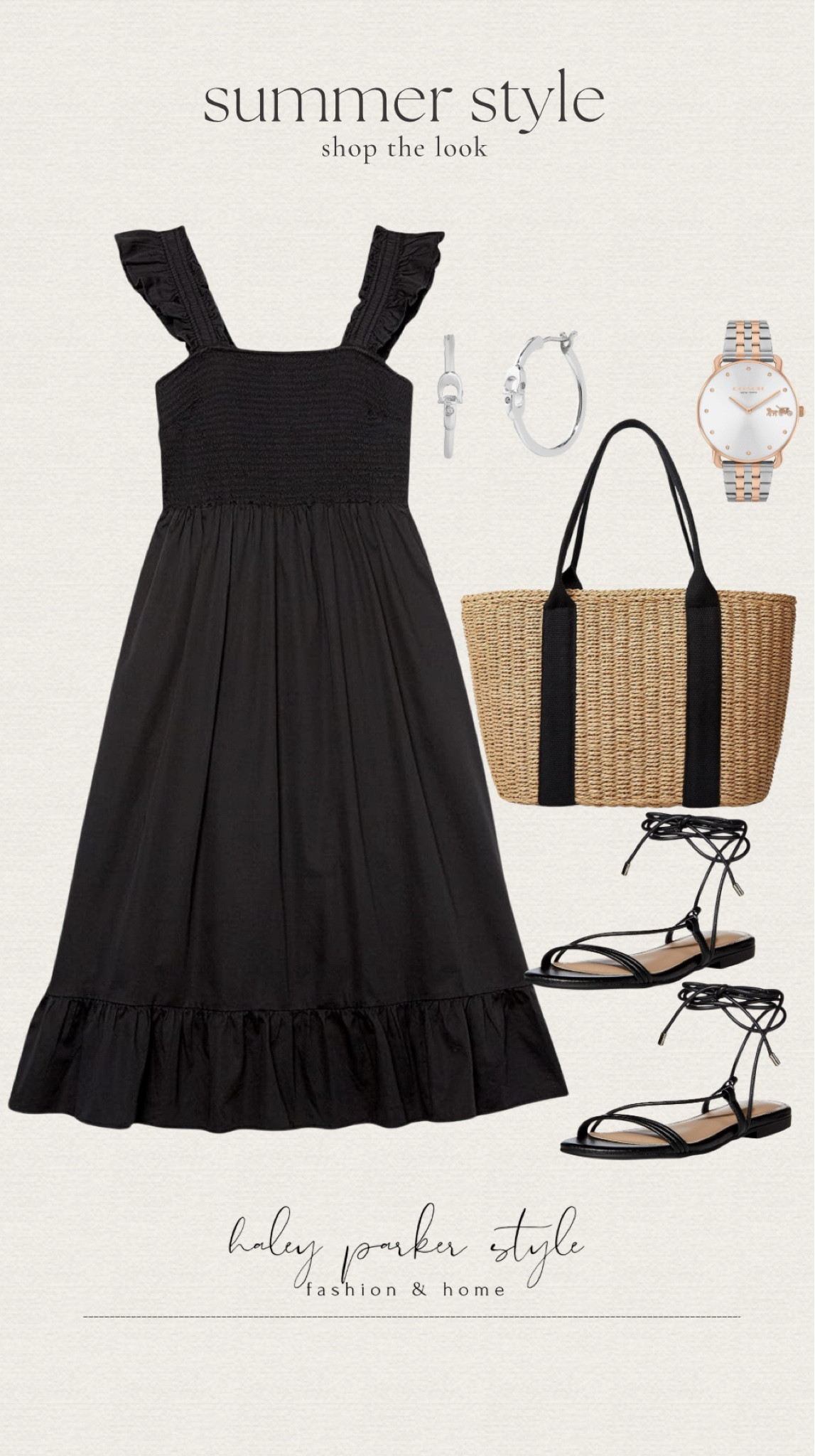 Summer style shop the look! 

Sundress, maxi dress, vacation outfit, bag, sandals, watch, earrings 

#LTKItBag #LTKStyleTip #LTKShoeCrush