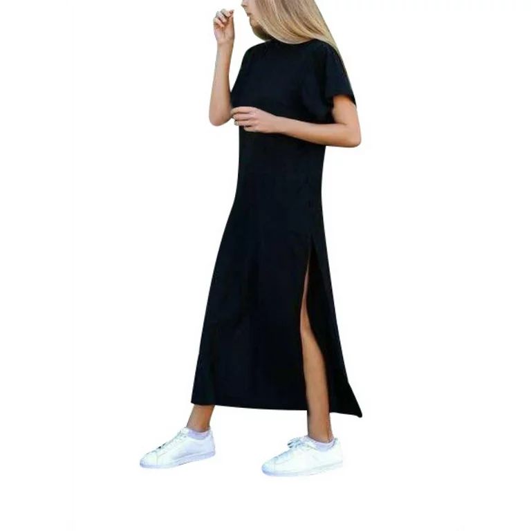 OUMY Women Split Maxi Long T-shirt Dress | Walmart (US)