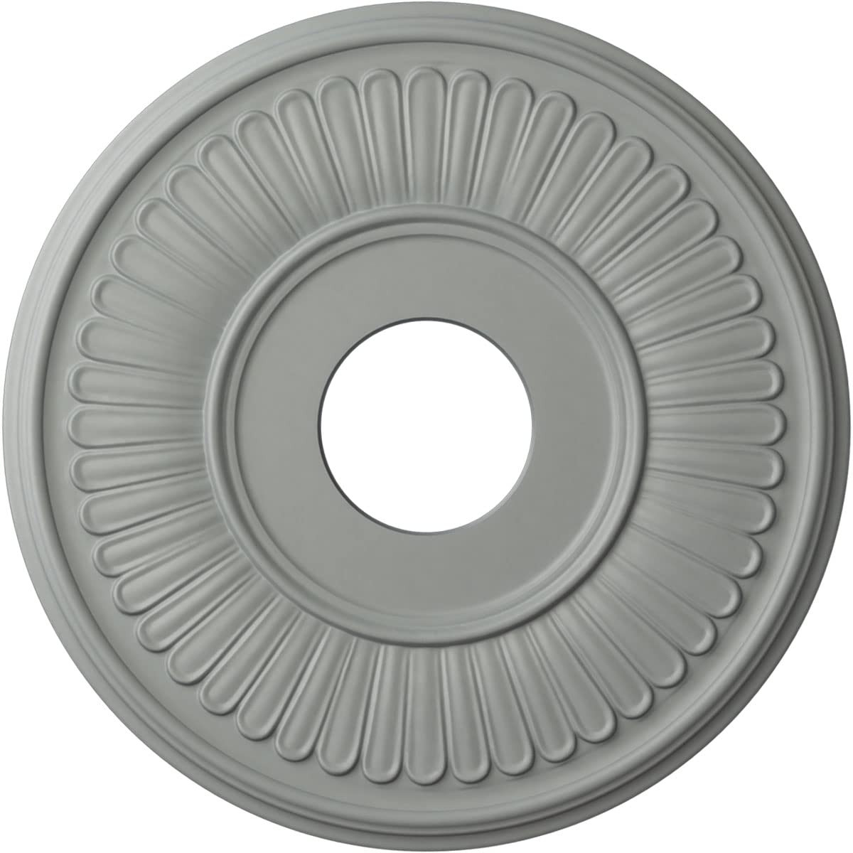 Ekena Millwork CM15BE Berkshire Ceiling Medallion, 15 3/4"OD x 3 7/8"ID x 3/4"P, Factory Primed | Amazon (US)