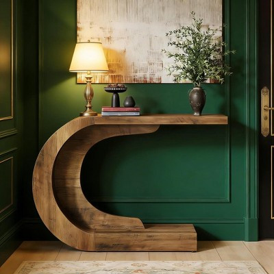 Console Table, C-Shaped Modern Accent Table Hallway Table | Target