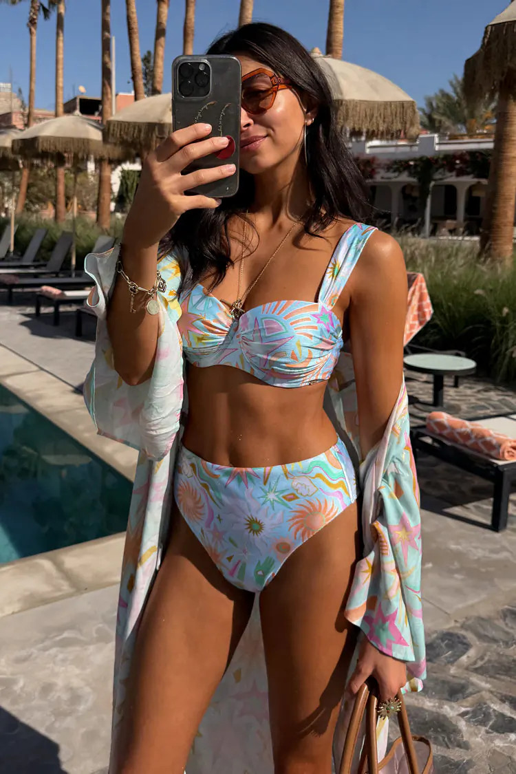 Blue Dreamer High Waist Brief | Never Fully Dressed (UK & IE)