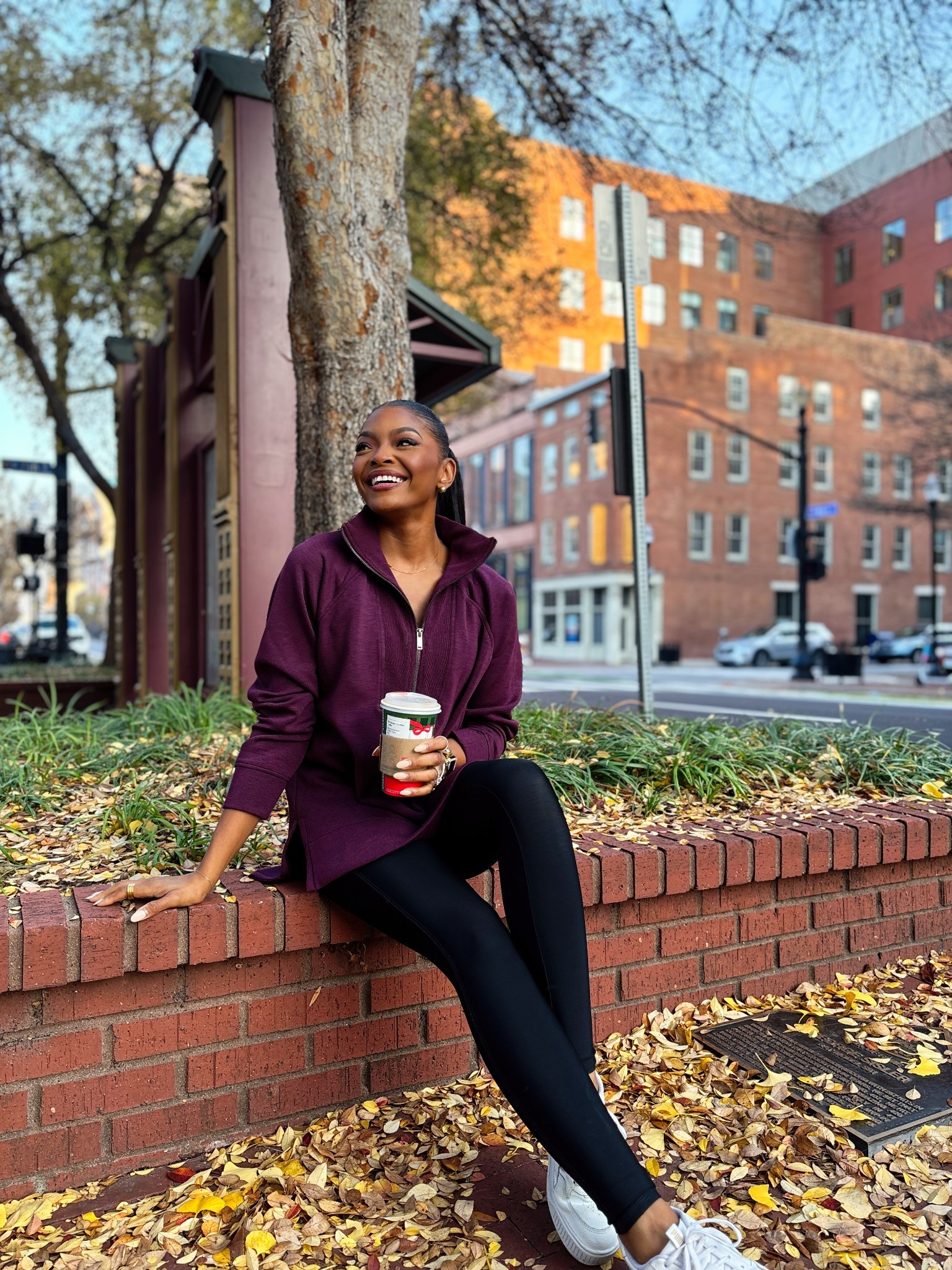 Coffee run uniform lately. Easy, comfy, and pulled-together without trying.
Wearing my Spanx half-zip and their classic everyday leggings — both on sale right now.

#LTKHoliday #LTKGiftGuide #LTKCyberWeek