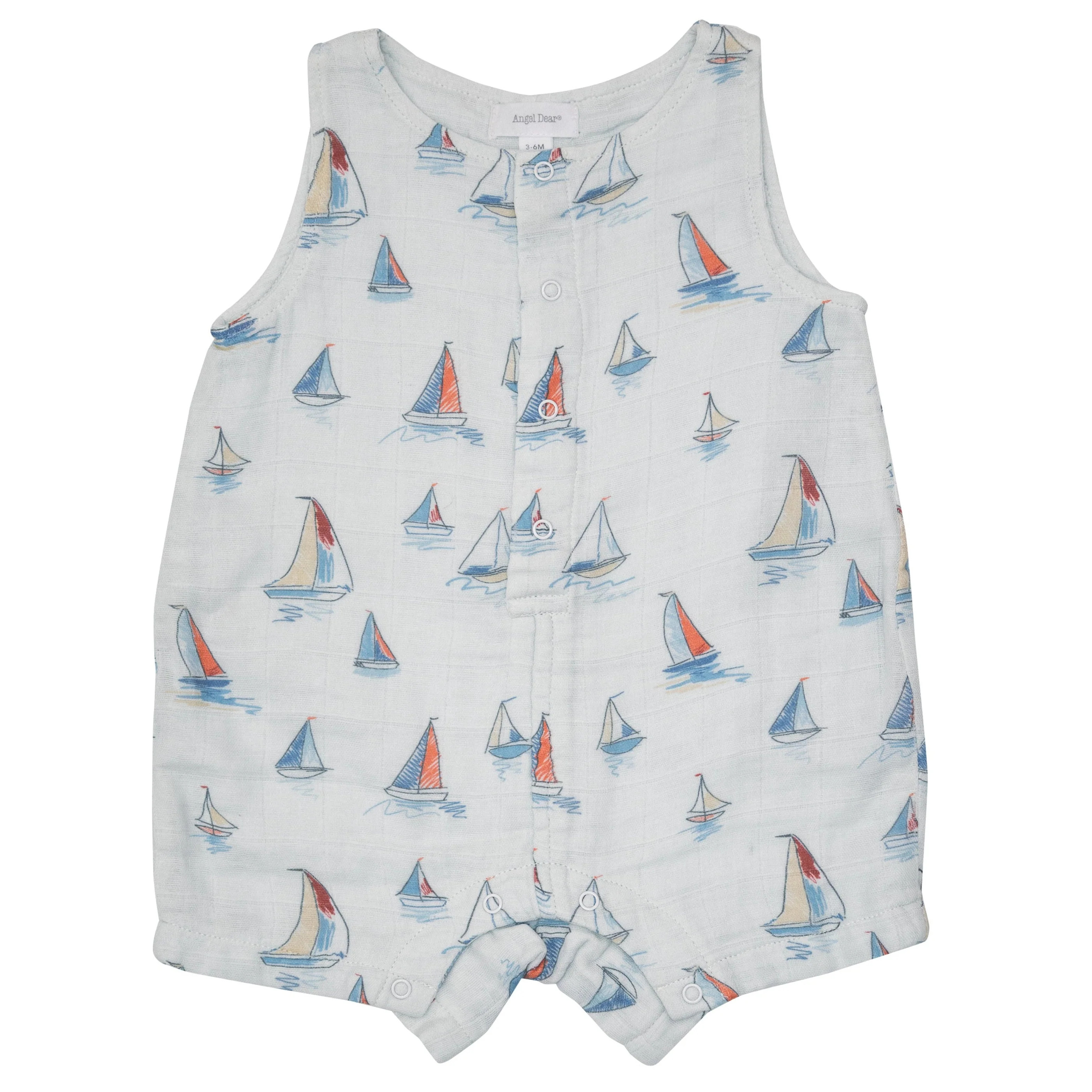 Shortie Romper, Sketchy Sailboats | SpearmintLOVE