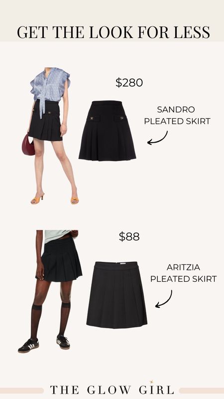 Get the look for less! #GlowGirlCertified ✨

Inspired by my latest instagram post featuring this amazing #pleatedskirt by Sandro. Here is a similar one by #Aritzia that is just as good! ( I love the way this is styled too! ) 

#LTKFashion #TheLookForLess
#Sandro

#LTKover40 #LTKHoliday #LTKfindsunder100
