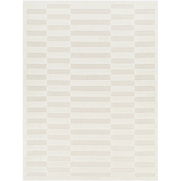 Flatweave Beige Indoor/Outdoor Rug | Wayfair North America