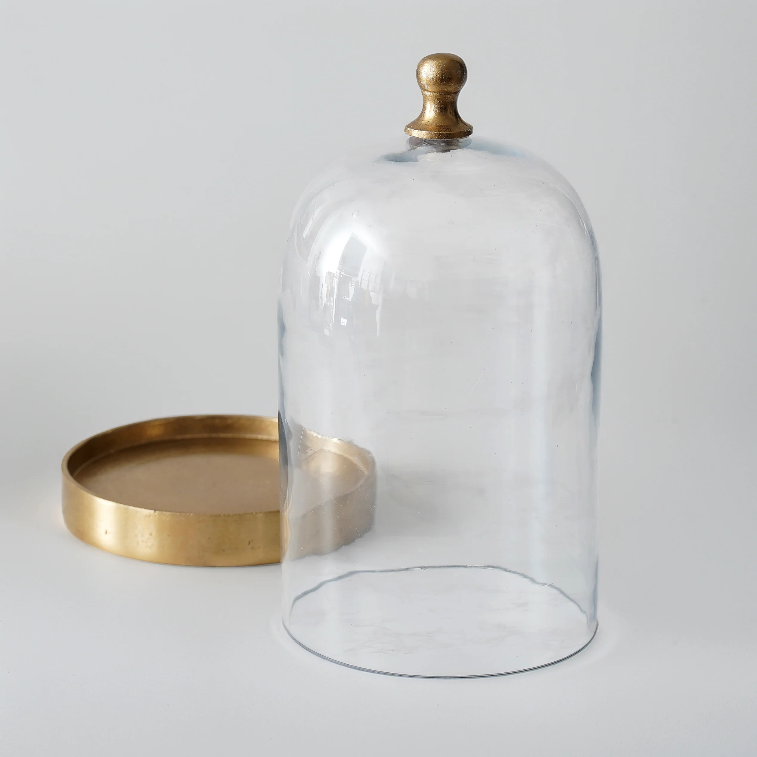Glass Cloche with Gold Base | COMING SOON | MJHome