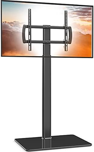 Universal Floor TV Stand with Mount 80 Degree Swivel Height Adjustable and Space Saving Design fo... | Amazon (US)