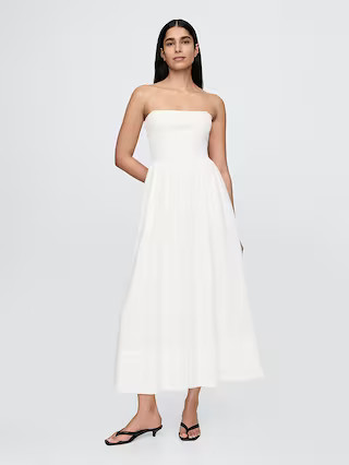 Crinkle Gauze Mixed Media Maxi Dress | Gap (US)