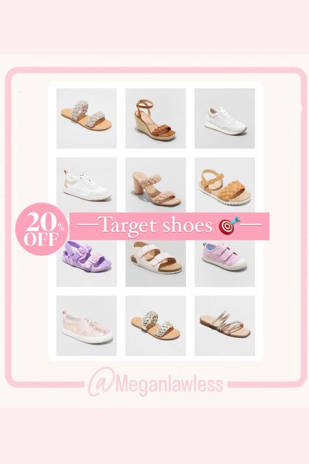 Sandals / shoes / kids shoes / baby shoes / Womens shoes / spring break / beach / vacation/ pool/ shoe sale / target / metallic shoes / pink shoes / sneakers / target style 

#LTKfamily #LTKsalealert #LTKshoecrush
