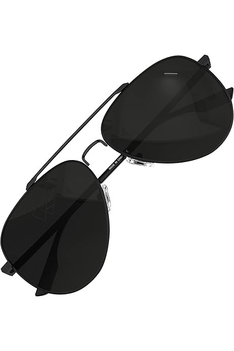 LUENX Aviator Sunglasses for Men Women-Polarized Driving UV 400 Protection 60 MM | Amazon (US)