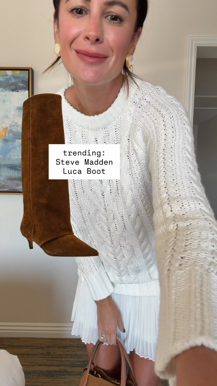 These brown suede boots are trending and will be perfect with all your fall outfits! Fully stocked and over half off!

#LTKSaleAlert #LTKgrwm #LTKootd