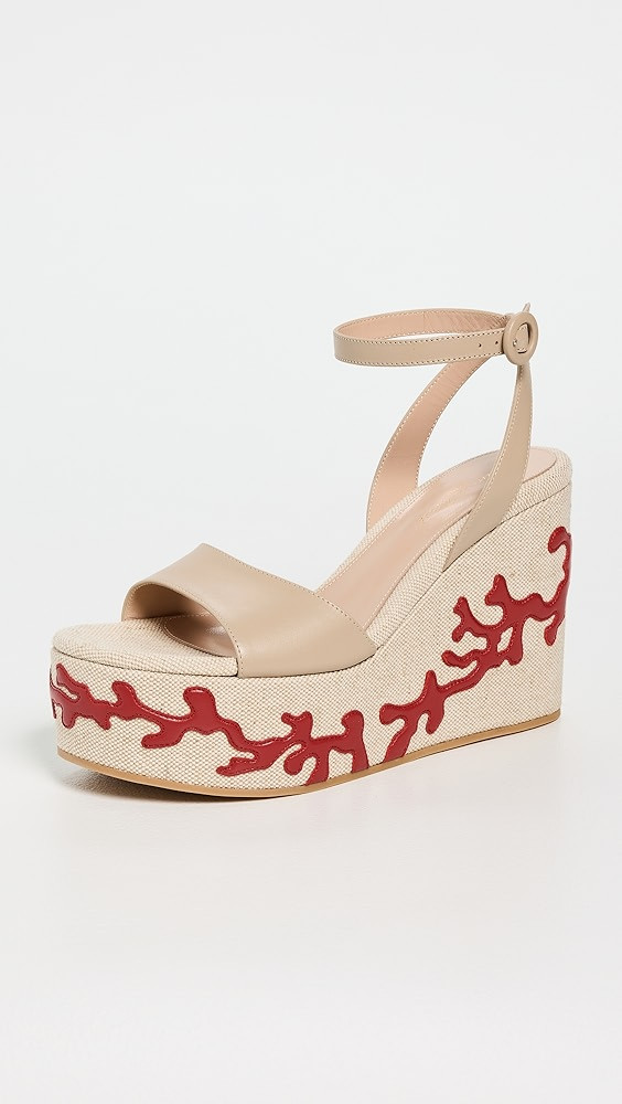 Malia Vitello Glove Paros Nappa Wedges | Shopbop