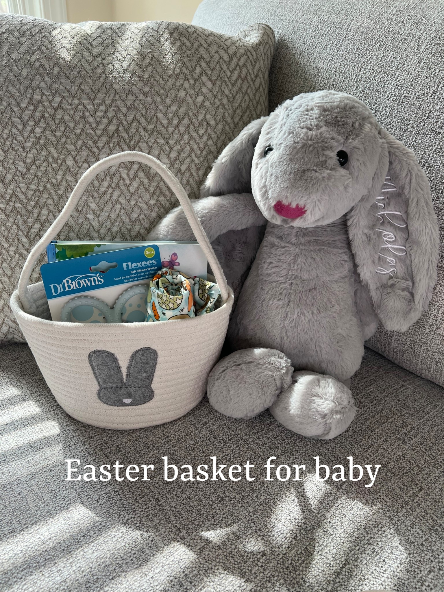 Affordable finds for your infant’s Easter basket. Everything is under $25 (with the exception of the pajamas) and fast shipping, even the custom bunny!

#LTKFamily #LTKBaby #LTKSeasonal
