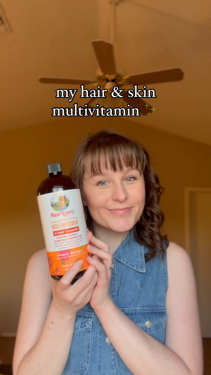 my hair and skin multivitamin from mary ruth’s that i am LOVING. 



#LTKVideo #LTKBeauty #LTKFindsUnder50