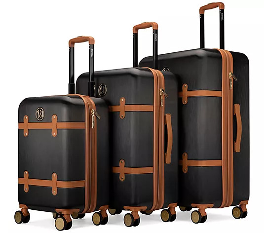 Badgley Mischka Grace 3-Piece Expandable Retrouggage Set | QVC