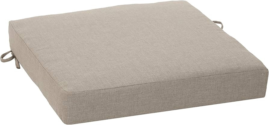 Arden Selections Oceantex Outdoor Seat Cushion 21 x 21, Natural Tan | Amazon (US)